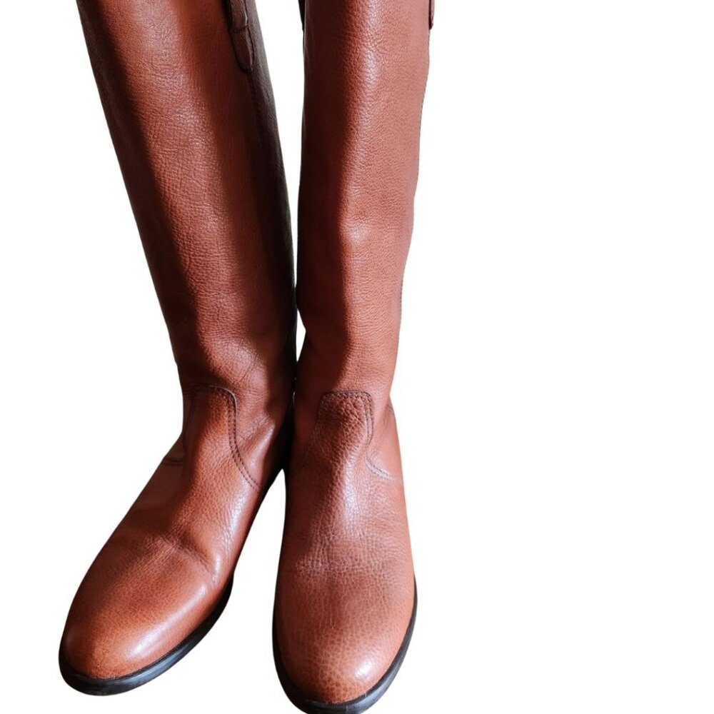 Madewell Italian Leather Equestrian Knee Boots for Women